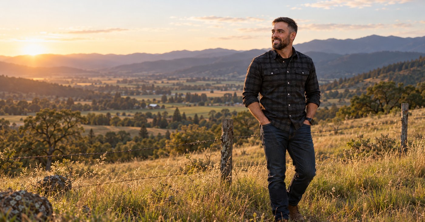 Daniel Bifano, Grants Pass broker with REMAX Integrity, standing outdoors in Southern Oregon